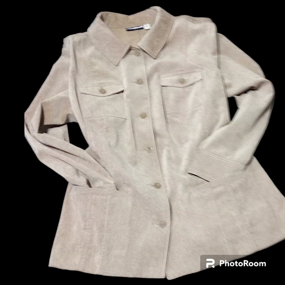 Croft & Barrow Women’s 2XL Tan Corduroy Lightweight Jacket - Picture 9 of 16